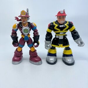 Rescue Heroes Action Figure Wendy Waters And Billy Blaze Please See Photos